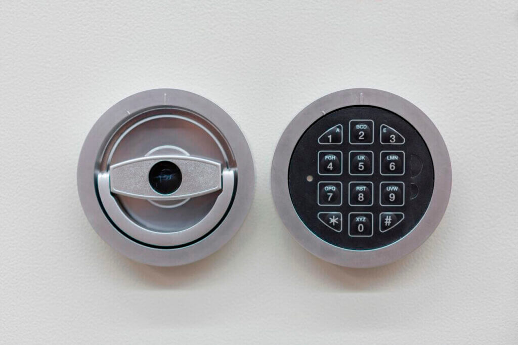 Different Types of Safe Locks: Best Safe Lock for Your Valuables Close Up Of An Electronic Combination Safe Lock 1024x682