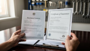 locksmith credentials license insurance documents