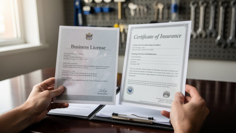 locksmith credentials license insurance documents