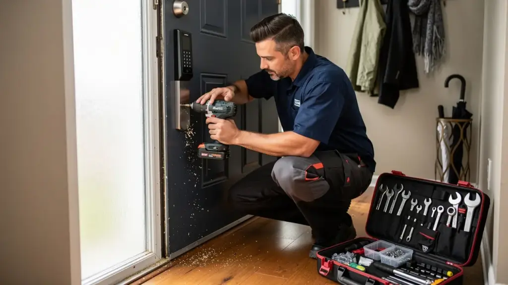 professional locksmith smart lock installation toronto home