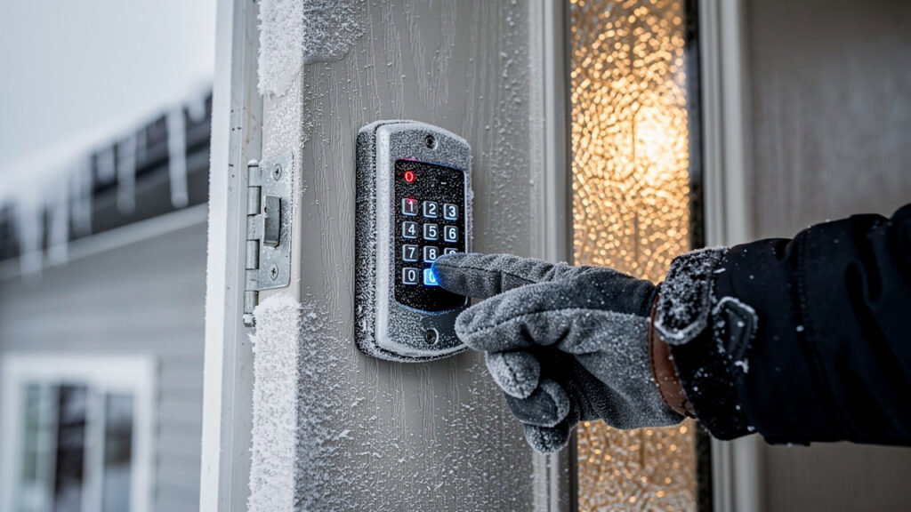 smart lock cold weather canadian home