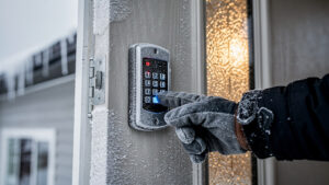 smart lock cold weather canadian home