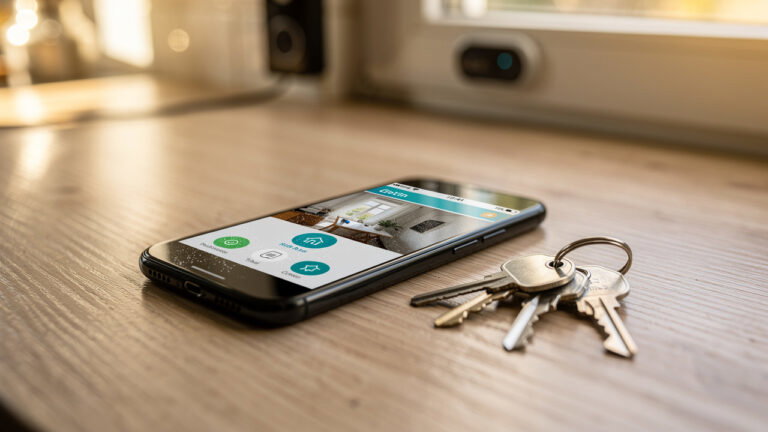 smartphone ring app smart lock control
